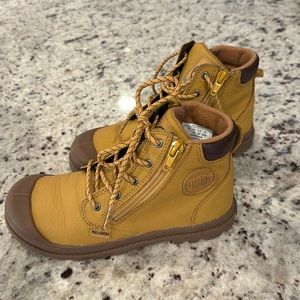 Boys Palladium waterproof boots.